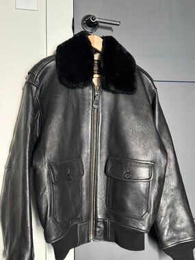 Schott NYC G1S G-1 Leather Flight Jacket